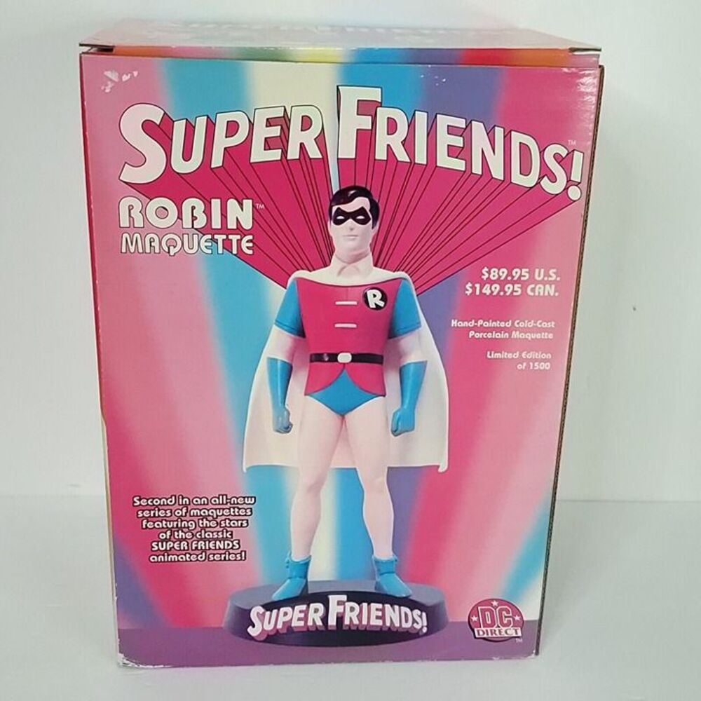 Super Friends Robin 8 3/4" Maquette Limited Edition #360/1500 DC Direct 2003 NEW